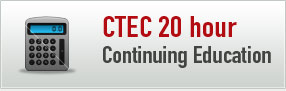 RTRP CTEC 20 Hour Continuing Education